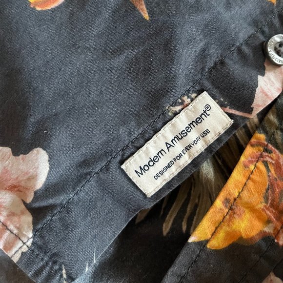 Hawaiian Button Down Modern Amusement Slim Fit - Picture 3 of 5